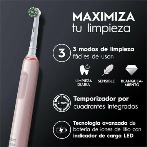 Elektrisk tandbørste Oral-B PRO3 3900 DUO Hvid Sort