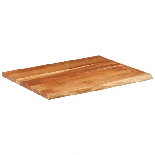 Skrivebordsplade 100x80x2,5 cm rektangulær massivt akacietræ