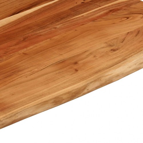 Skrivebordsplade 100x80x2,5 cm rektangulær massivt akacietræ