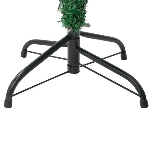 Julekaktus med fod og LED-lys 210 cm PVC grøn