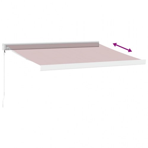 Markise 350 × 250 cm - manuel terrassemarkise, bordeaux