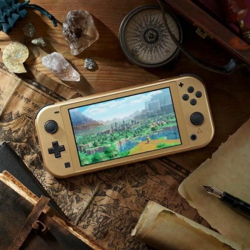 Spillekonsol Nintendo Switch Lite - Hyrule Edition, gylden