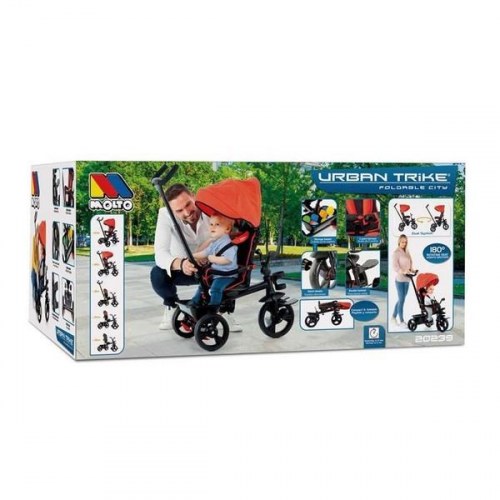 Trehjulet cykel Moltó Urban Trike 20239 - rød (99 cm)
