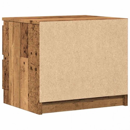 Sengeborde 2 stk. - 50×40×43,5 cm i konstrueret træ, gammelt trælook