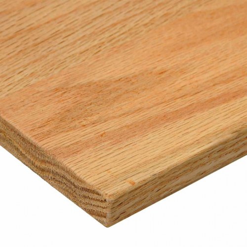 Trappemåtter i massivt egetræ - 8 stk, lysebrun, 80×25×2 cm
