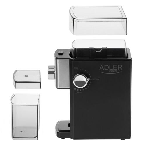 Elektrisk kværn Adler AD 4448 Sort Sølvfarvet 150 W 300 W 250 g
