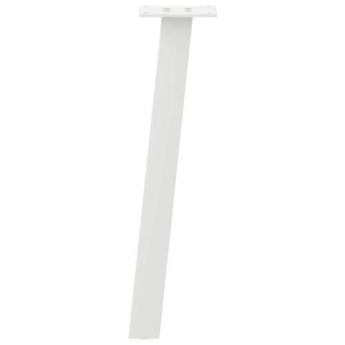 Sofabordben 4 stk. 42 cm stål hvid
