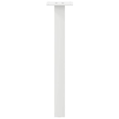 Sofabordben 4 stk. 42 cm stål hvid