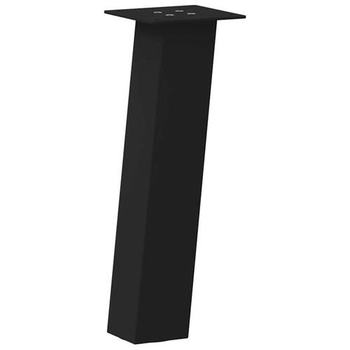 Sofabordben 4 stk. 42 cm stål sort