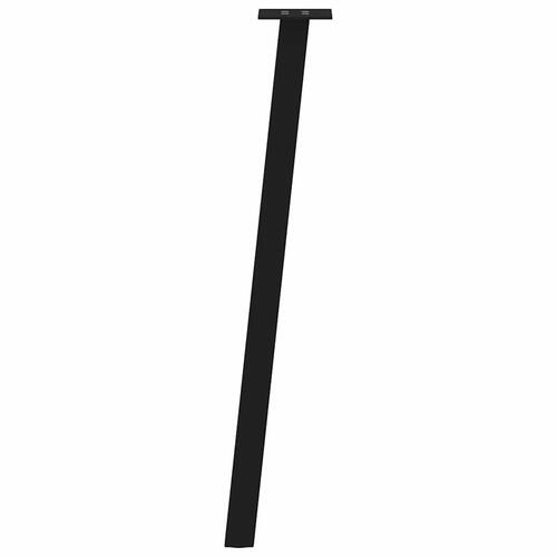 Sofabordben 4 stk. 72 cm stål sort