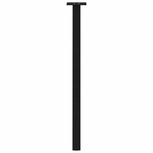Sofabordben 4 stk. 72 cm stål sort