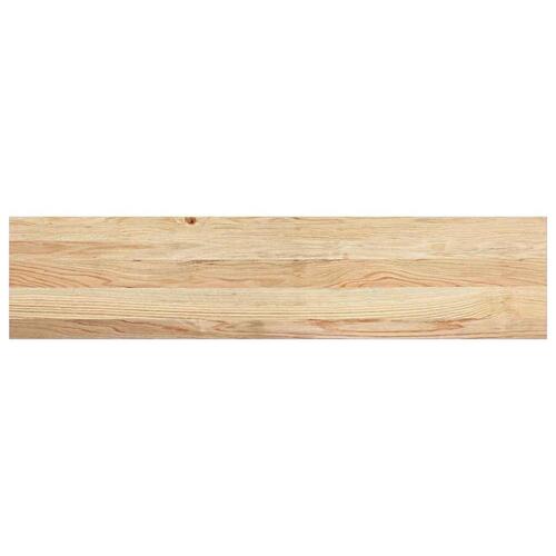 Trappemåtter 2 stk ubehandlet 110x30x2 cm massivt egetræ