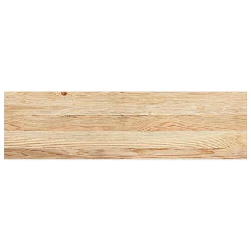 Trappemåtter 2 stk ubehandlet 90x30x2 cm massivt egetræ