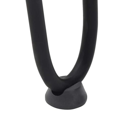 Hårnåle bordben 4 stk. 30 cm massivt stål sort