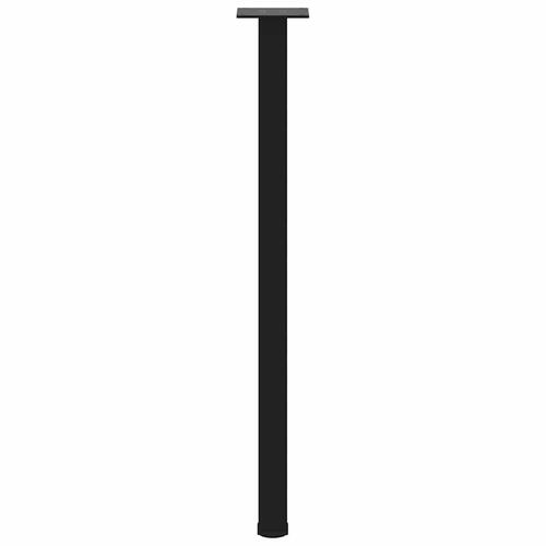 Sofabordben 4 stk. 72-74 cm stål sort