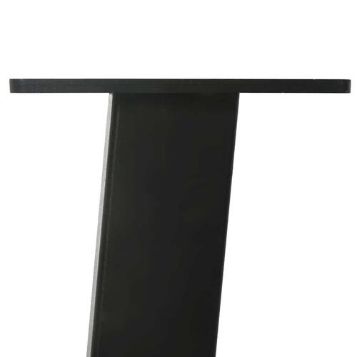 Sofabordben 4 stk. 30 cm stål sort