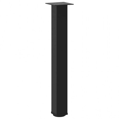 Bordben 4 stk. sort 72-74 cm i stål