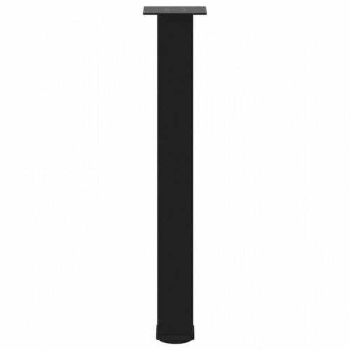 Bordben 4 stk. sort 72-74 cm i stål