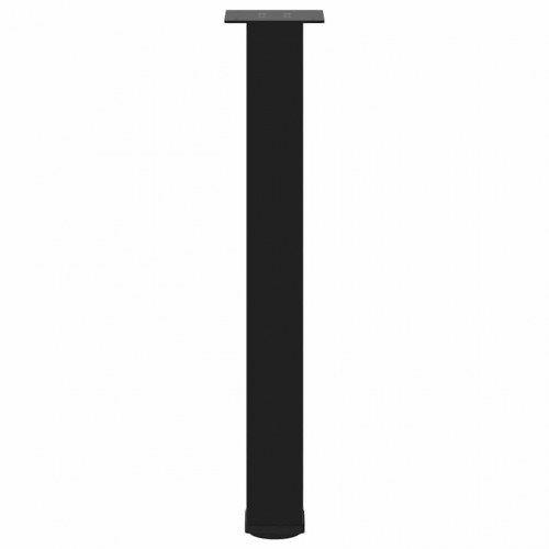 Bordben 4 stk. sort 72-74 cm i stål