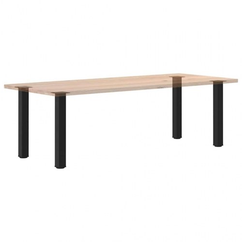 Bordben 4 stk. sort 72-74 cm i stål