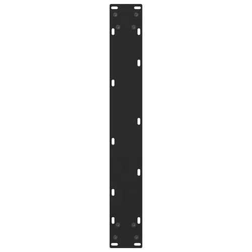 Sofabordben 2 stk. 60x(110-111) cm stål sort