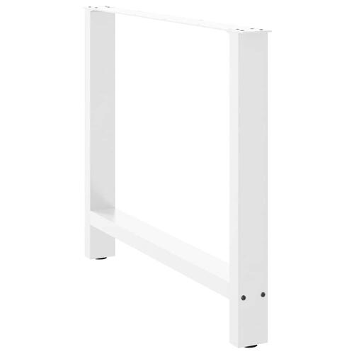 Sofabordben 2 stk. 100x(72-73) cm stål hvid