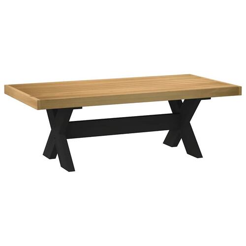 Sofabord NOAIN A-formede ben 120x60x40 cm massivt træ fyrretræ