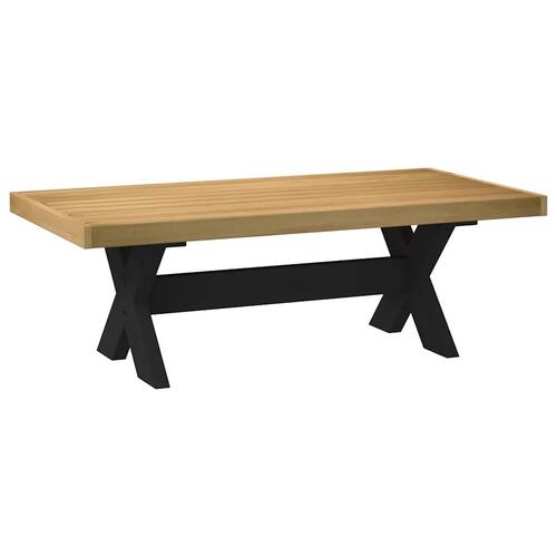 Sofabord NOAIN A-formede ben 120x60x40 cm massivt træ fyrretræ
