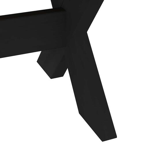Sofabord NOAIN A-formede ben 120x60x40 cm massivt træ fyrretræ