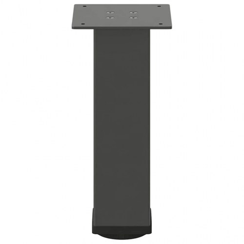 Sofabordsben 4 stk. antracit 42-44 cm stål