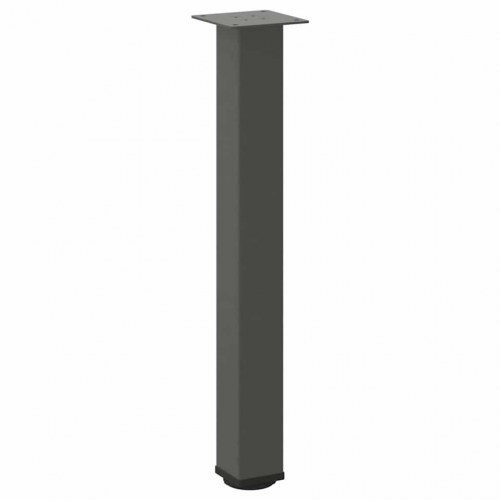 Konsolbordben 4 stk. antracit 72-74 cm stål