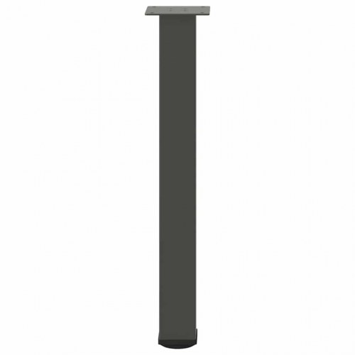 Konsolbordben 4 stk. antracit 72-74 cm stål