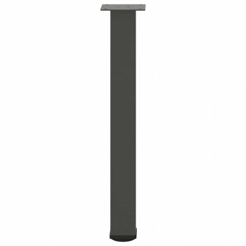 Konsolbordben 4 stk. antracit 72-74 cm stål