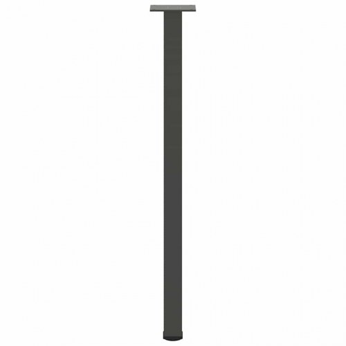 Bordben 4 stk. antracit 72-74 cm stål