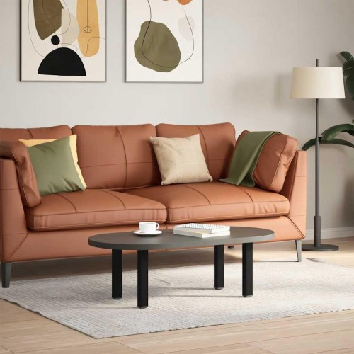 Sofabordsben 4 stk. - sort stål 30-32 cm