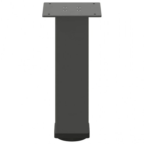 Sofabordsben 4 stk. antracit 30-32 cm stål