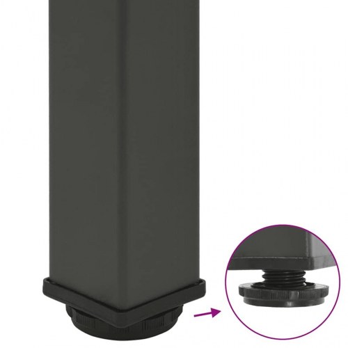 Barbordsben 4 stk. 90-92 cm - antracit
