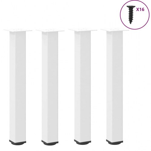 Konsolbordben 4 stk. - hvid 72-74 cm