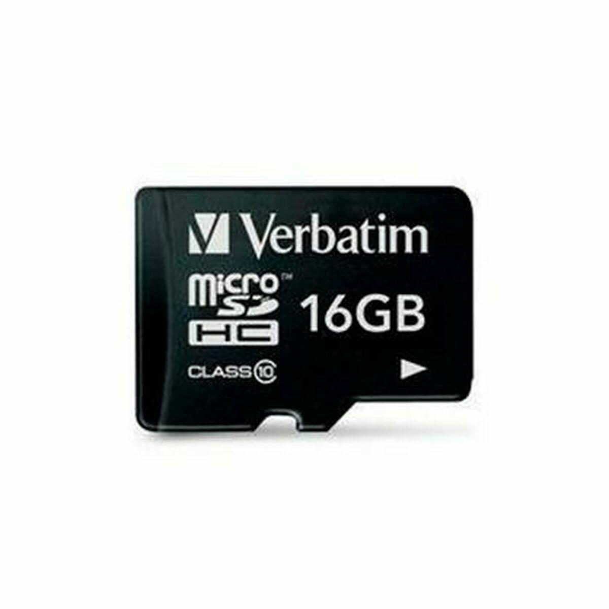 MicroSD-kort Verbatim 16 GB Class 10 (microSDHC)
