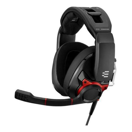 Hovedtelefoner med mikrofon Sennheiser 1000244 Sort Rød