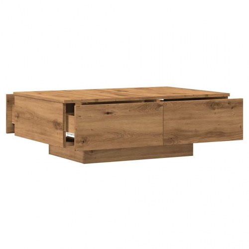 Sofabord i konstrueret træ 90×60×31 cm - kunsteg