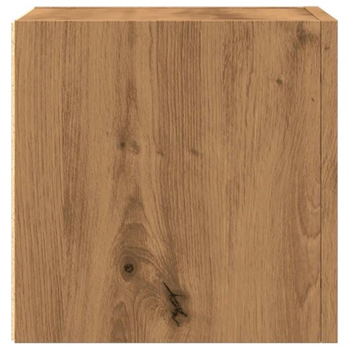 Væghængte tv-skabe - 2 stk., 30,5×30×30 cm, kunsteg