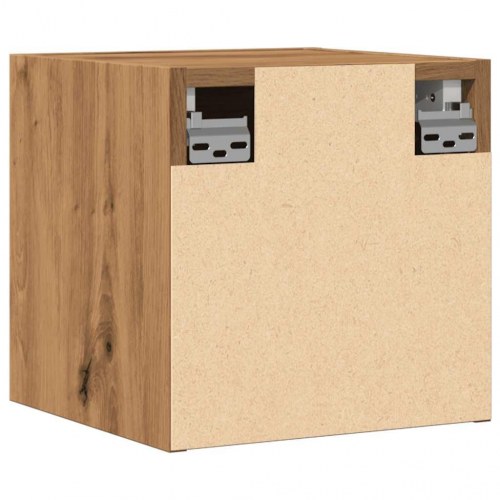Væghængte tv-skabe - 2 stk., 30,5×30×30 cm, kunsteg