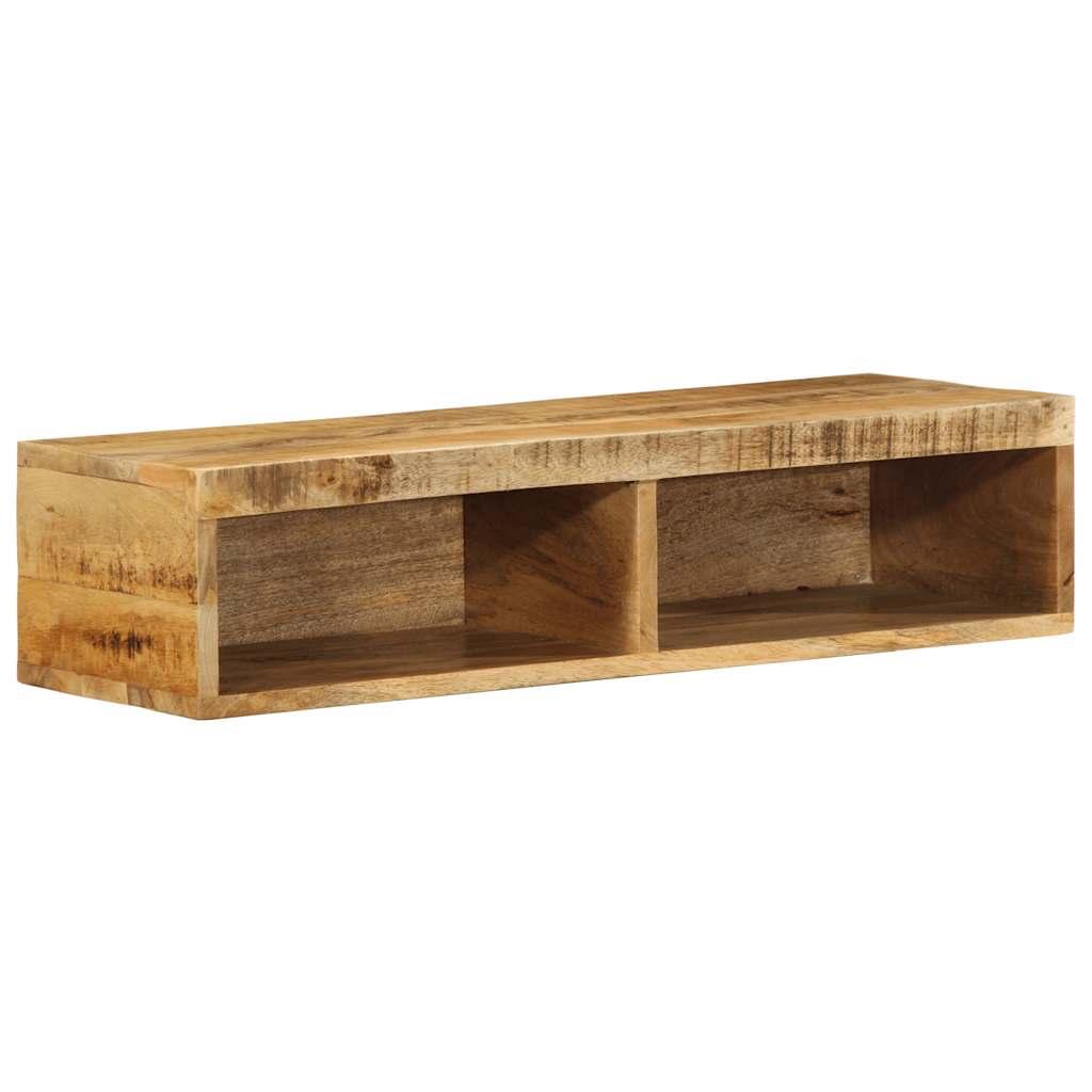 Væghængt Tv-skab 80x30x19 Cm Massivt Ru Mangotræ