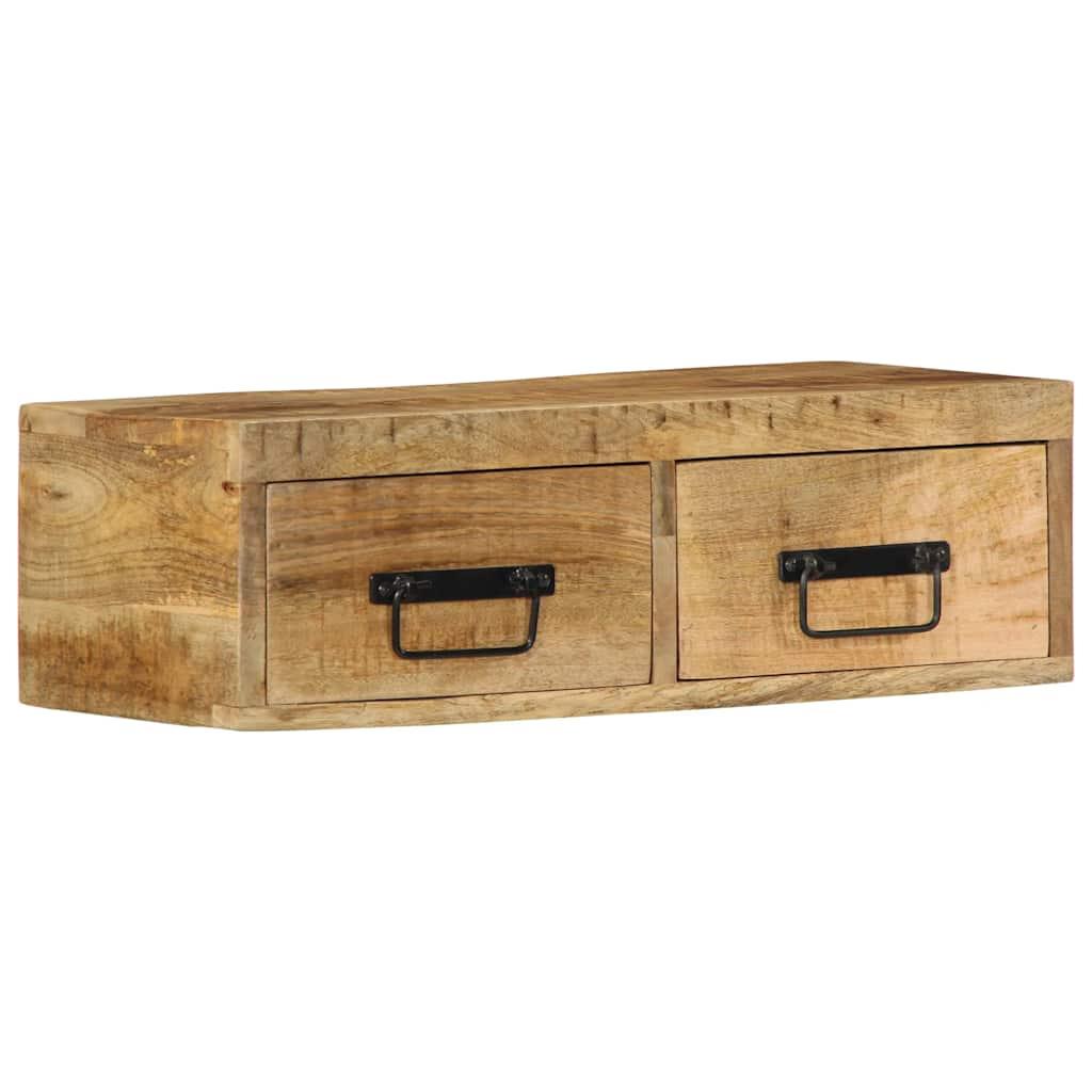 vidaXL væghængt tv-skab 60x30x19 cm massivt ru mangotræ