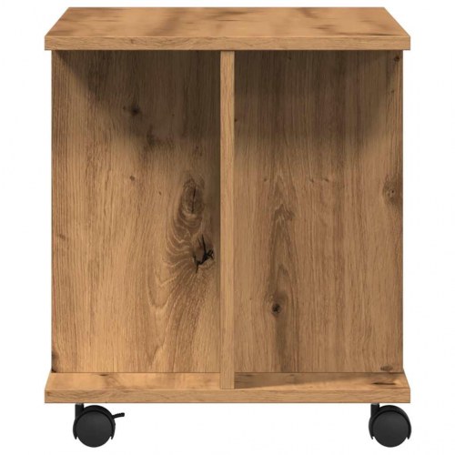 Tv-skab med hjul 80x40x45 cm konstrueret træ kunsteg