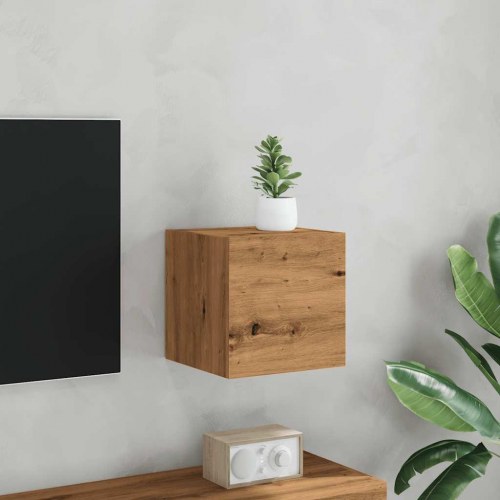 Væghængt tv-skab 30,5×30×30 cm - kunsteg