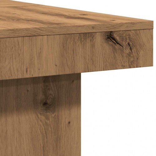 Sofabord 90×90×28 cm i konstrueret træ - kunsteg