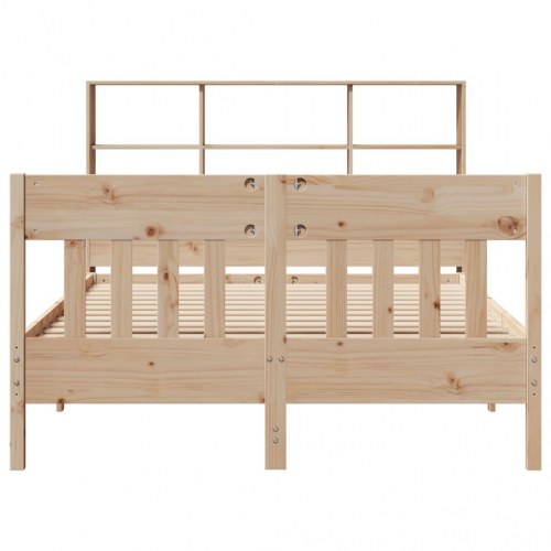 Sengeramme uden madras 120x200 cm massivt fyrretræ