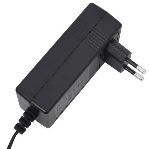 Eldrevet lænestol med løftefunktion stof mørkegrå